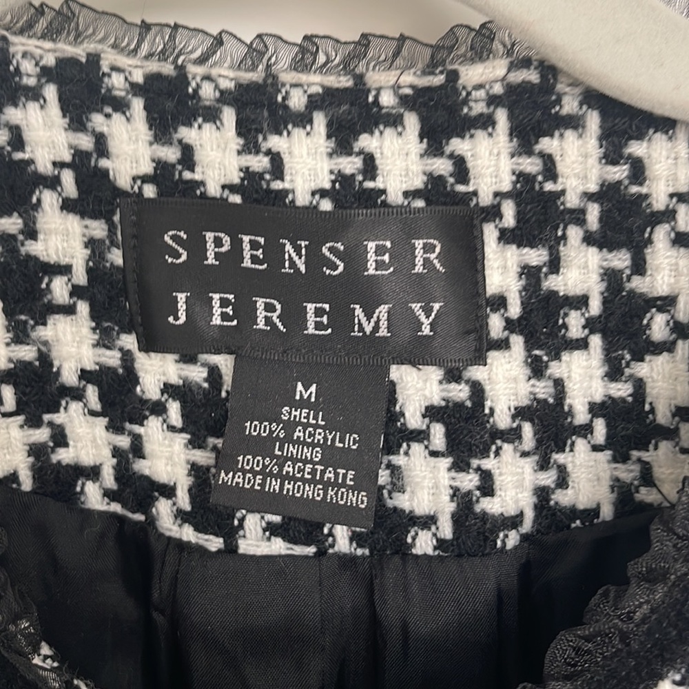 Houndstooth Long Jacket/Blazer - image 2